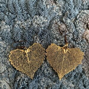 Gold Leaf Earrings